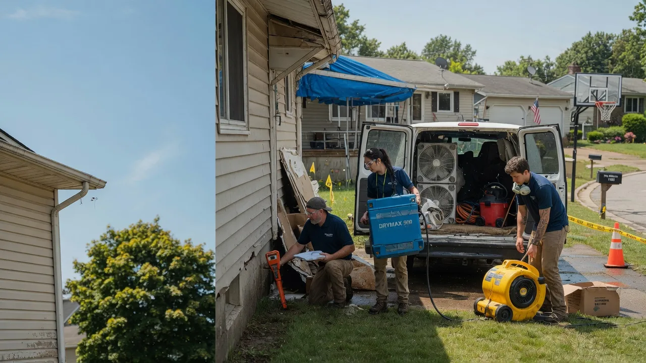 Ceiling Leak Cleanup in Zanesfield, OH near me